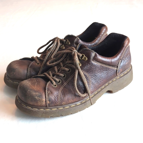 Dr. Martens Men’s Oxford Lace Up Round Toe Leather Upper Shoes Size 12